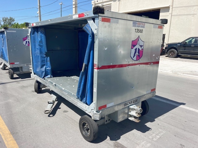 Baggage Carts Closed Iscar BCL-8 Galvanized 2023