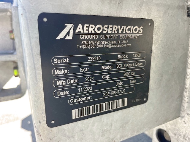 Baggage Carts Closed Iscar BCL-8 Galvanized 2023