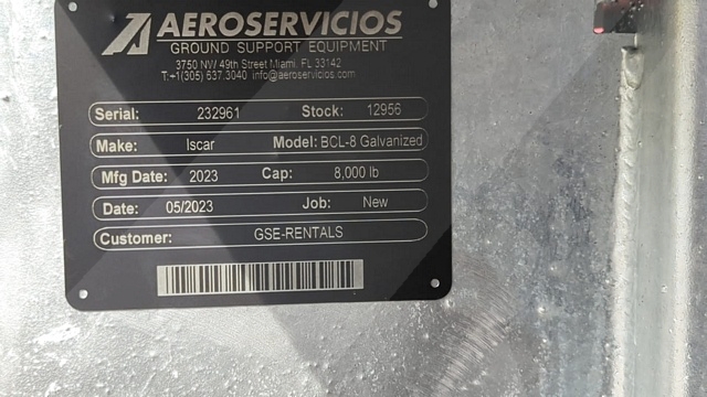 Baggage Carts Closed Iscar BCL-8 Galvanized 2023