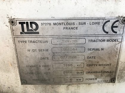 Baggage Tractor TLD TMX-20