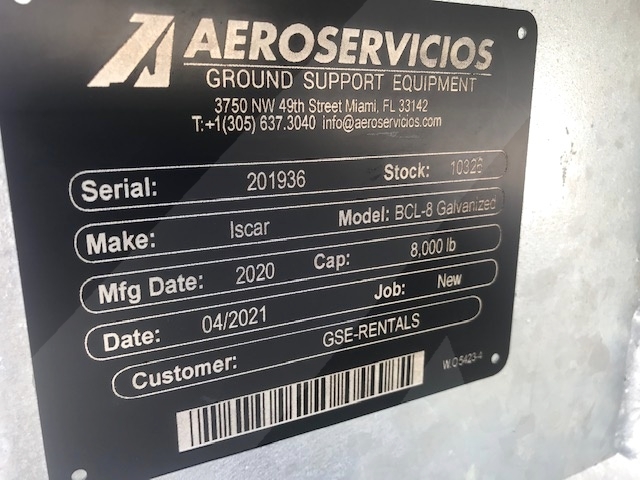 Baggage Carts Closed Iscar BCL-8 Galvanized