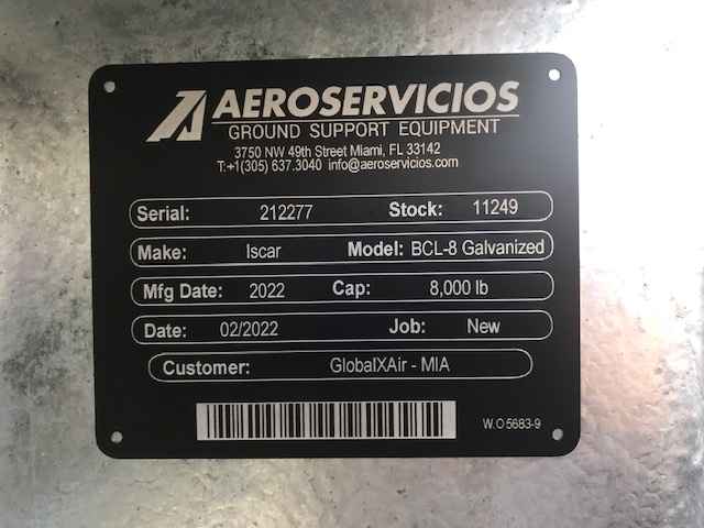 Baggage Carts Closed Iscar BCL-8 Galvanized 2022