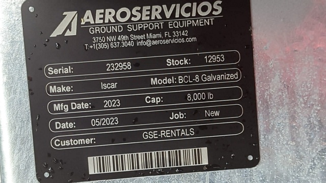 Baggage Carts Closed Iscar BCL-8 Galvanized 2023