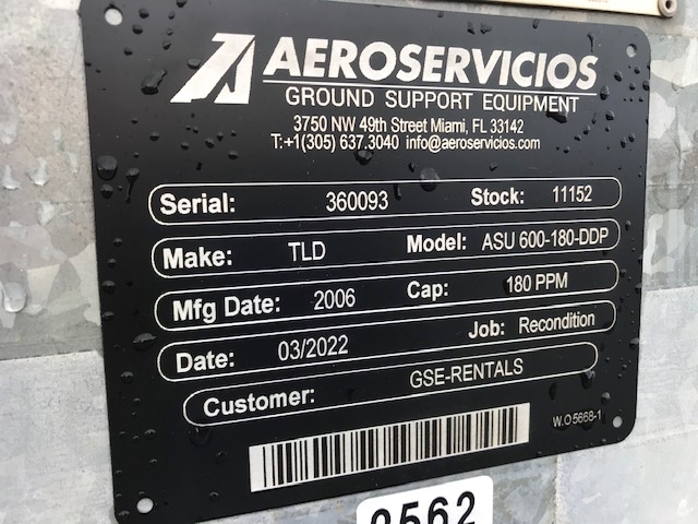 Air Start Unit TLD ASU 600-180-DDP