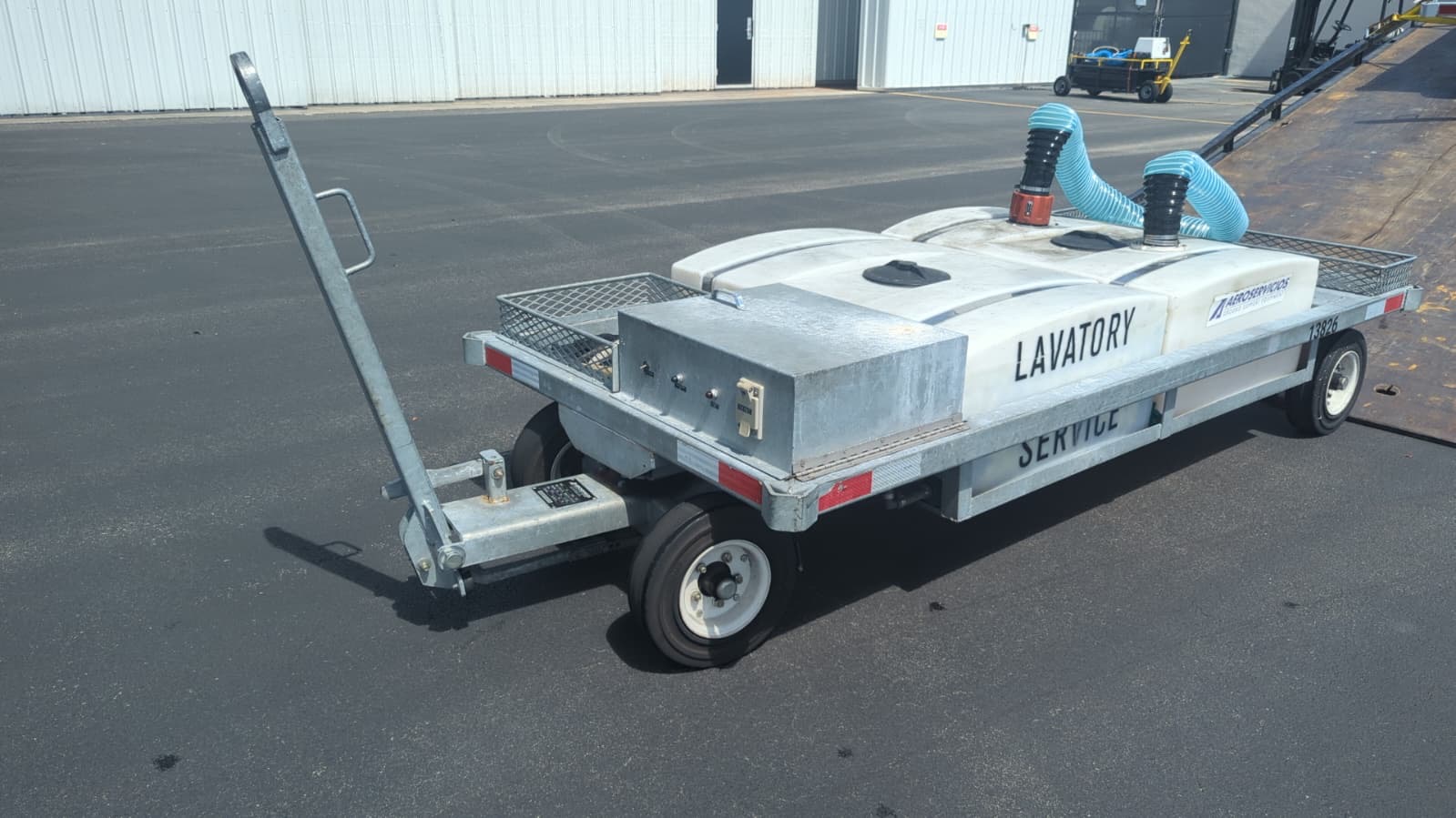 Electric Lavatory Service Cart - Standard GSE STD LC 110/110 ELP