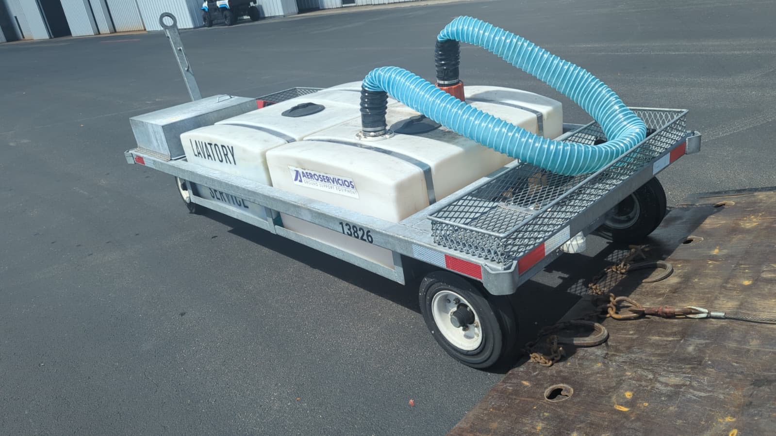 Electric Lavatory Service Cart - Standard GSE STD LC 110/110 ELP