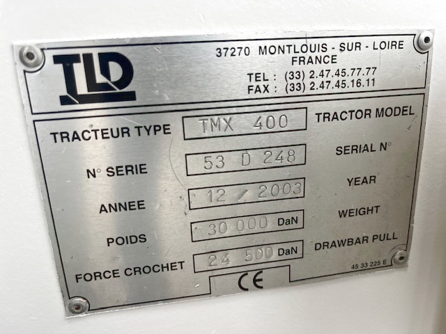 Push Back Tractor TLD TMX-400