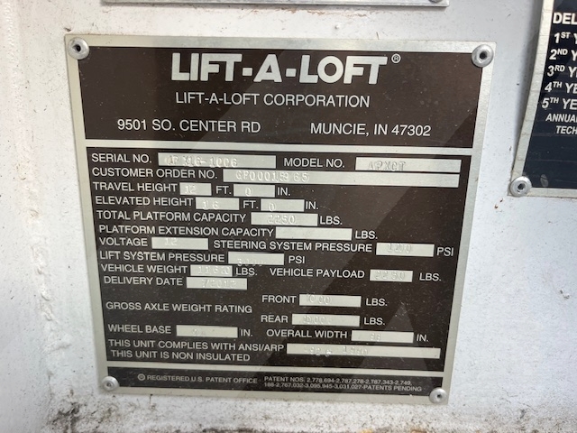 Ambulift LIFT-A-LOFT APX 16