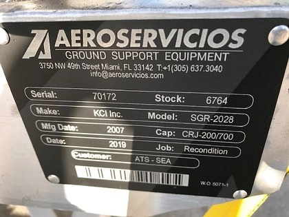 Passenger Boarding Ramp KCI Inc. SGR-2028