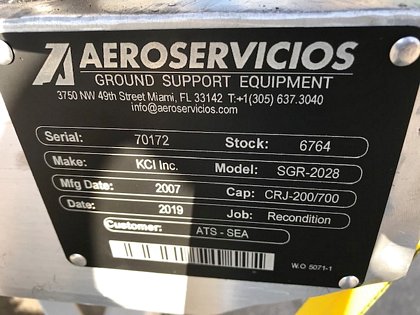 Passenger Boarding Ramp KCI Inc. SGR-2028