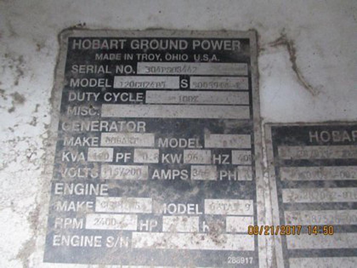 2004 Hobart 120CU24P5 - 120 kVA