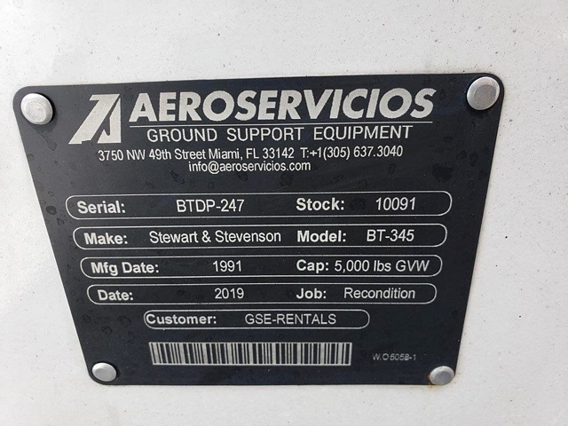 Baggage Tractor S&S BT-345