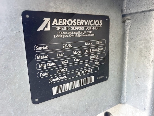 Baggage Carts Closed Iscar BCL-8 Galvanized 2023