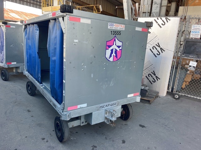 Baggage Carts Closed Iscar BCL-8 Galvanized 2023