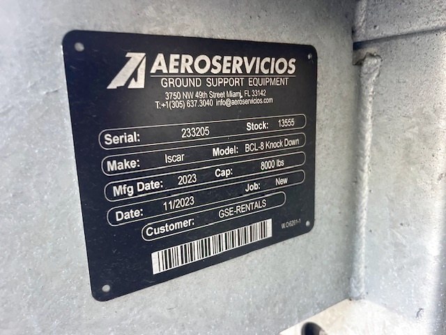 Baggage Carts Closed Iscar BCL-8 Galvanized 2023