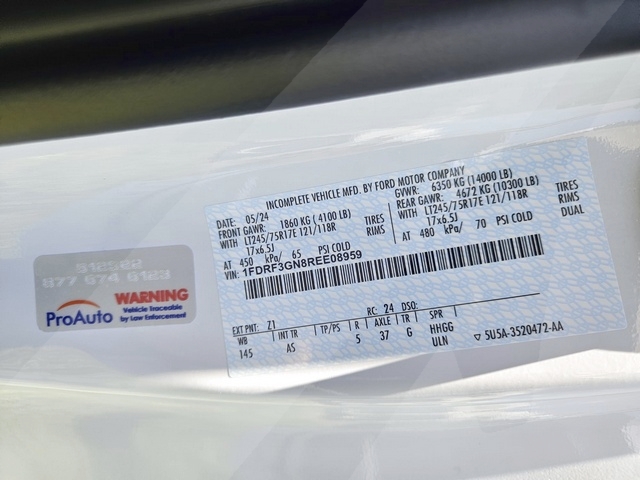 Truck Chassis Ford F-350 XL SD 2024