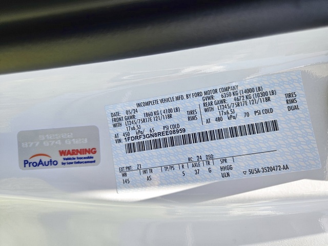 Truck Chassis Ford F-350 XL SD 2024