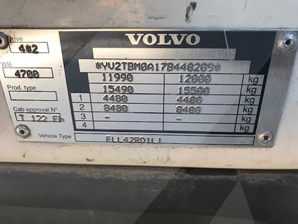 Ambulift Volvo/TLD CHTP-GM 5.9 - 110-232 in