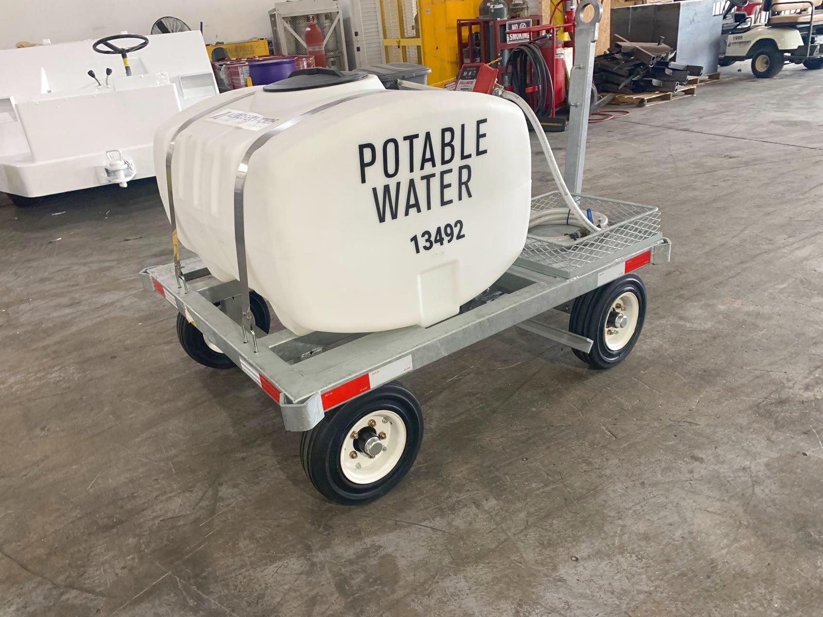 Potable Water Service Cart STD-PC-155 Galvanized