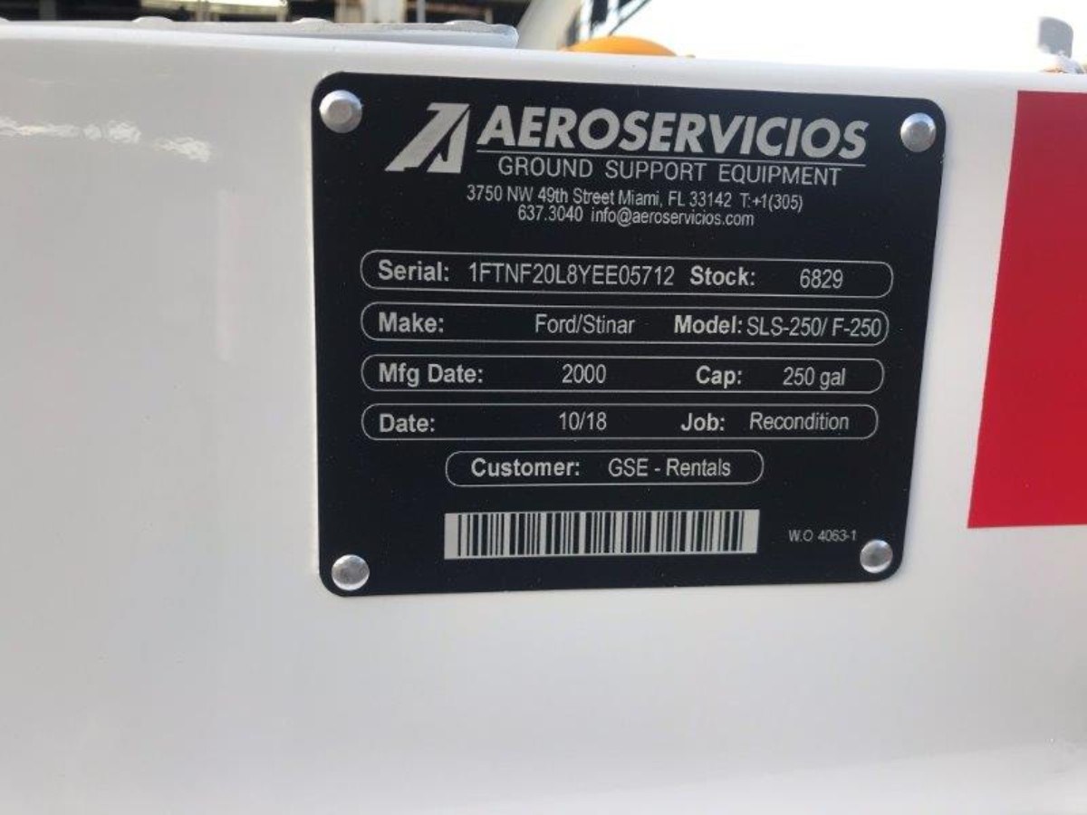 Lavatory Truck Ford/Stinar SLS 250/F 250