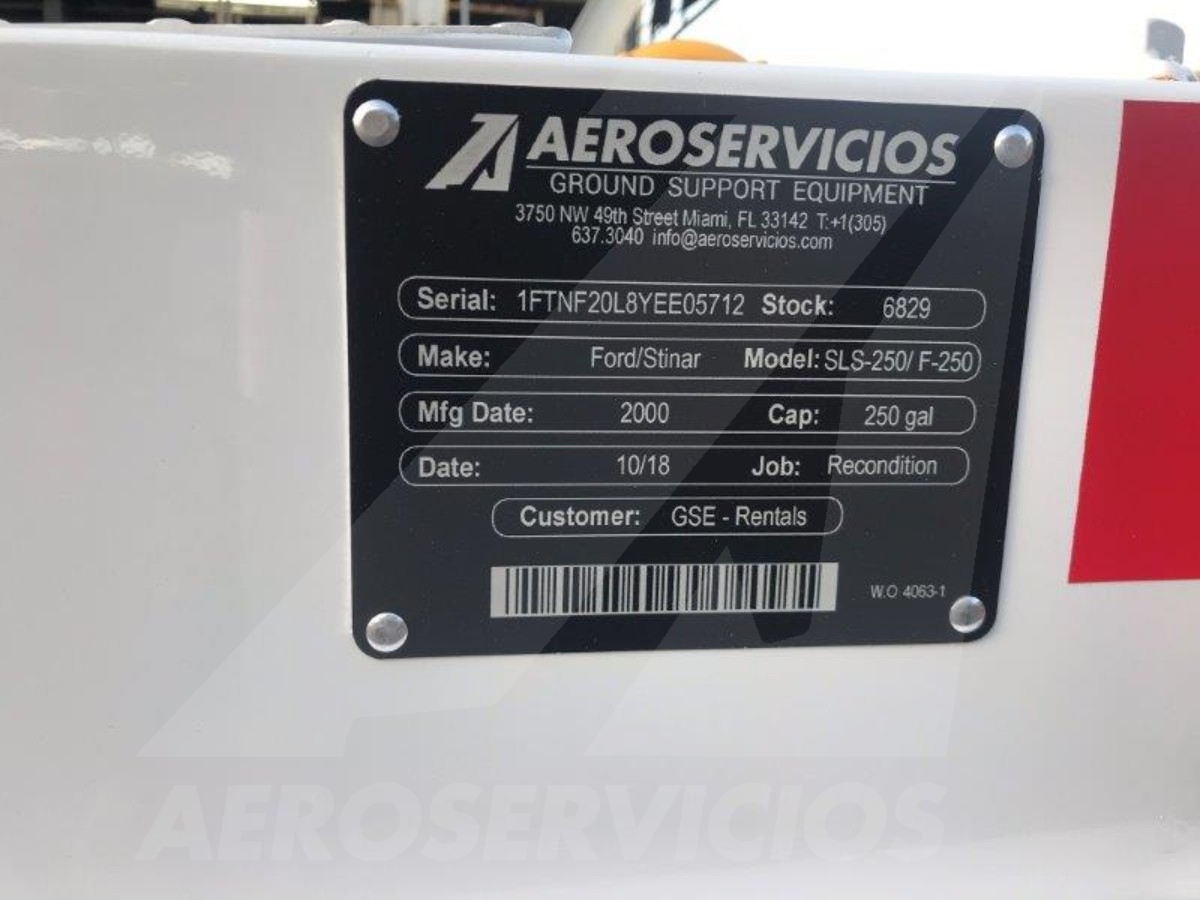 Lavatory Truck Ford/Stinar SLS 250/F 250