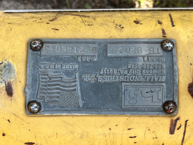 Tow Bar Hall Industries TB-9267