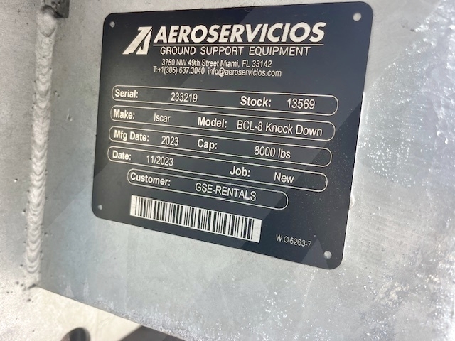 Baggage Carts Closed Iscar BCL-8 Galvanized 2023