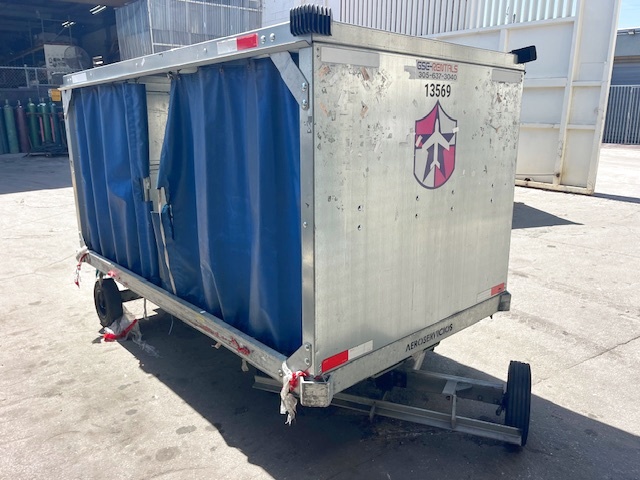 Baggage Carts Closed Iscar BCL-8 Galvanized 2023