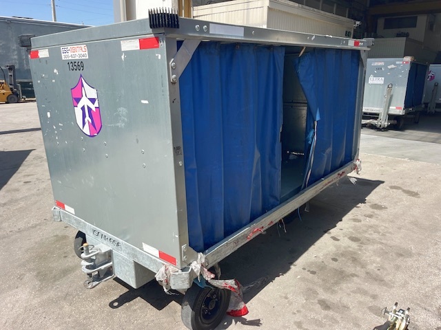 Baggage Carts Closed Iscar BCL-8 Galvanized 2023