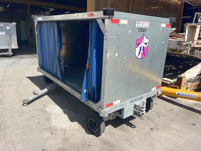 Baggage Carts Closed Iscar BCL-8 Galvanized 2023