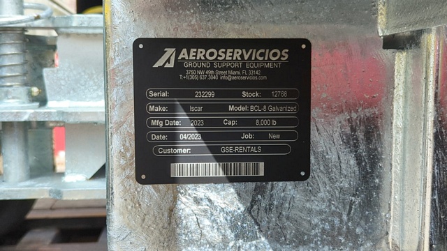 Baggage Carts Closed Iscar BCL-8 Galvanized 2023