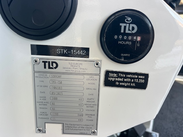 Push Back Tractor TLD TMX-150-15 Tier 4F