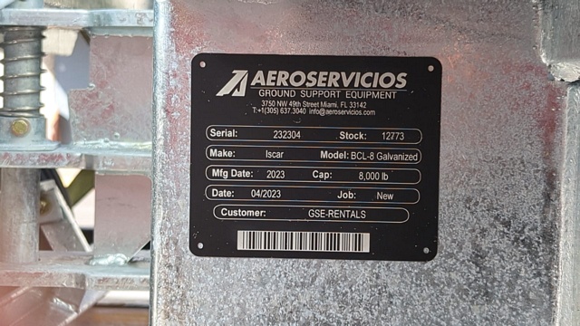 Baggage Carts Closed Iscar BCL-8 Galvanized 2023