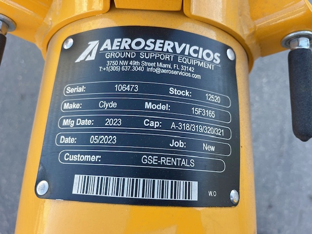 Tow Bar Clyde 15F3165 - A318/319/320/321