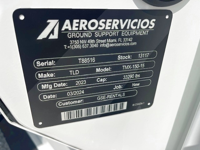 Push Back Tractor TLD TMX-150-9 Tier 4F