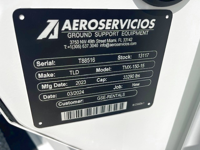 Push Back Tractor TLD TMX-150-9 Tier 4F