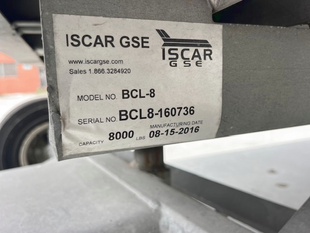 Baggage Carts Closed Iscar BCL-8 Galvanized