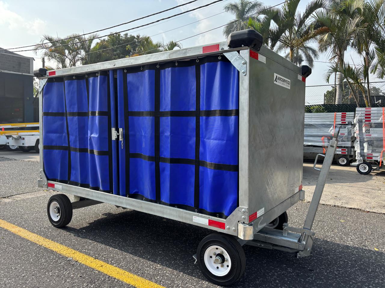 Baggage Carts Closed Standard GSE STD-BCC-4