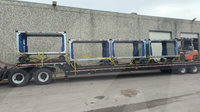 Baggage Carts Closed Iscar BCL-8 Galvanized 2023