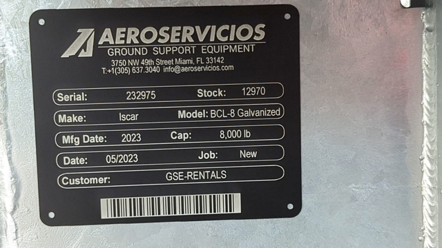 Baggage Carts Closed Iscar BCL-8 Galvanized 2023