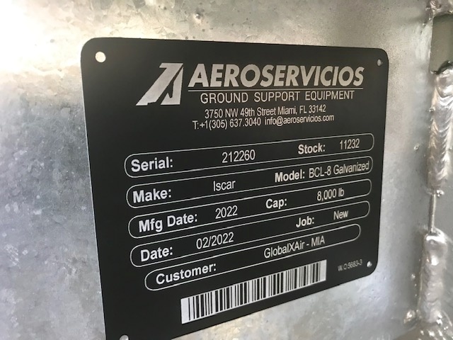 Baggage Carts Closed Iscar BCL-8 Galvanized 2022