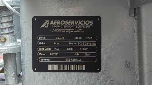 Baggage Carts Closed Iscar BCL-8 Galvanized 2023