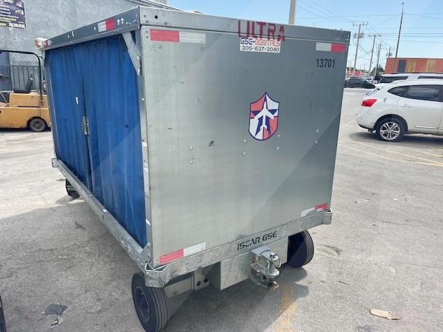 Baggage Carts Closed Iscar BCL-8 Galvanized 2023