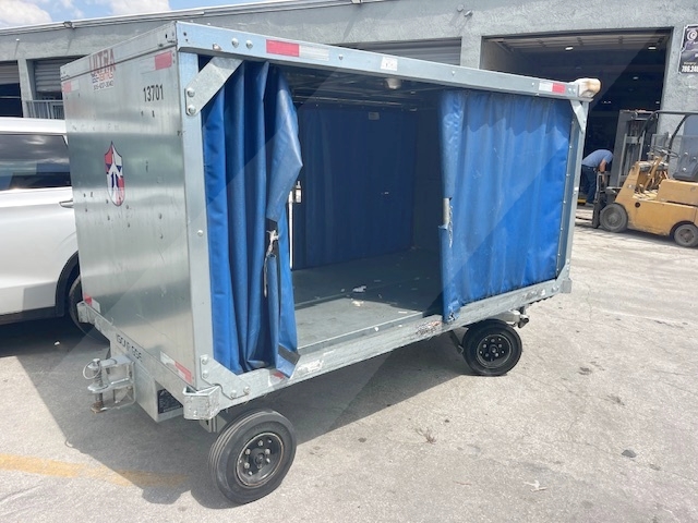 Baggage Carts Closed Iscar BCL-8 Galvanized 2023