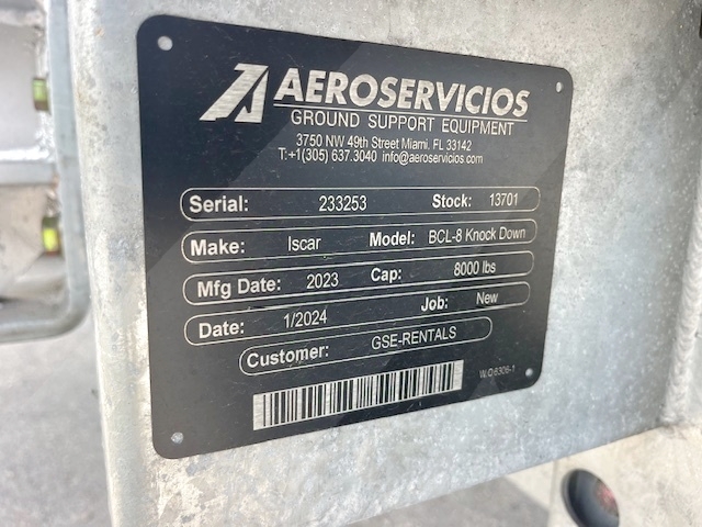 Baggage Carts Closed Iscar BCL-8 Galvanized 2023