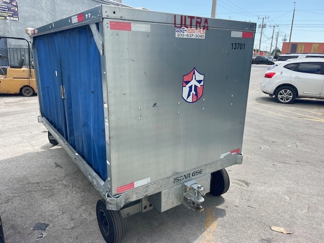 Baggage Carts Closed Iscar BCL-8 Galvanized 2023