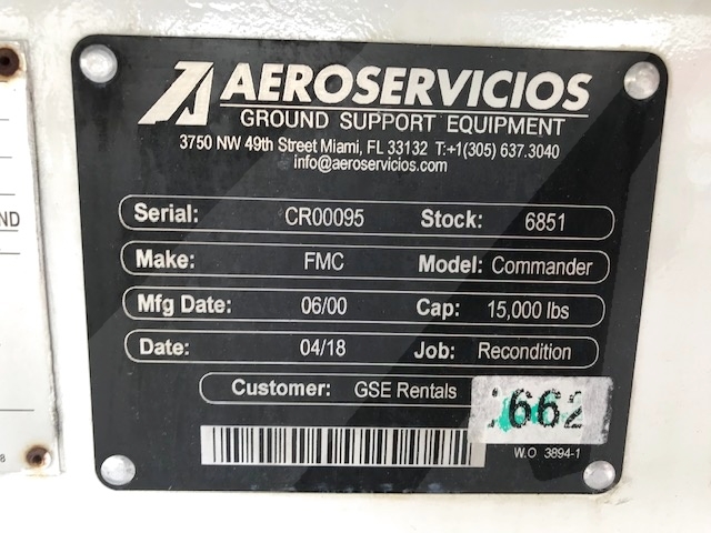 Cargo Loader FMC Commander 15 STD