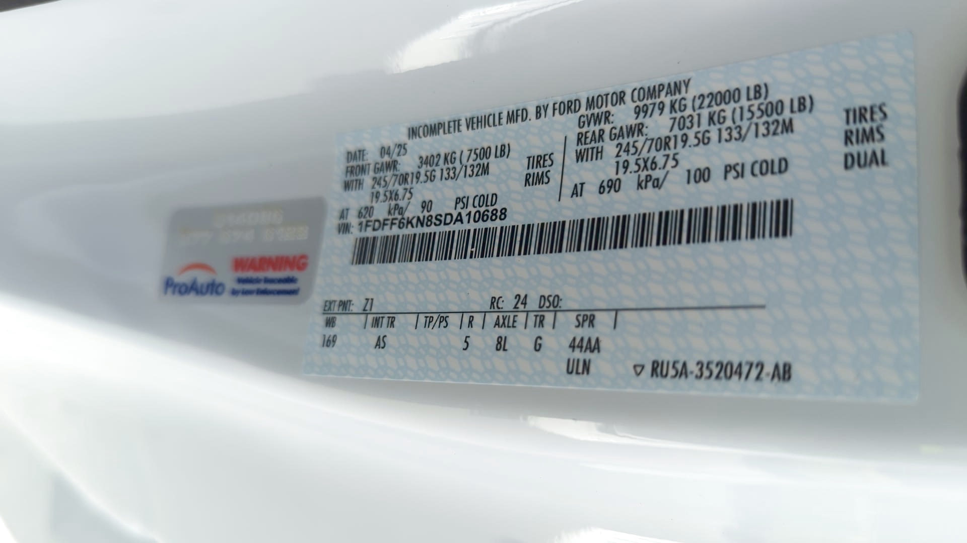 Truck Chassis Ford F-600