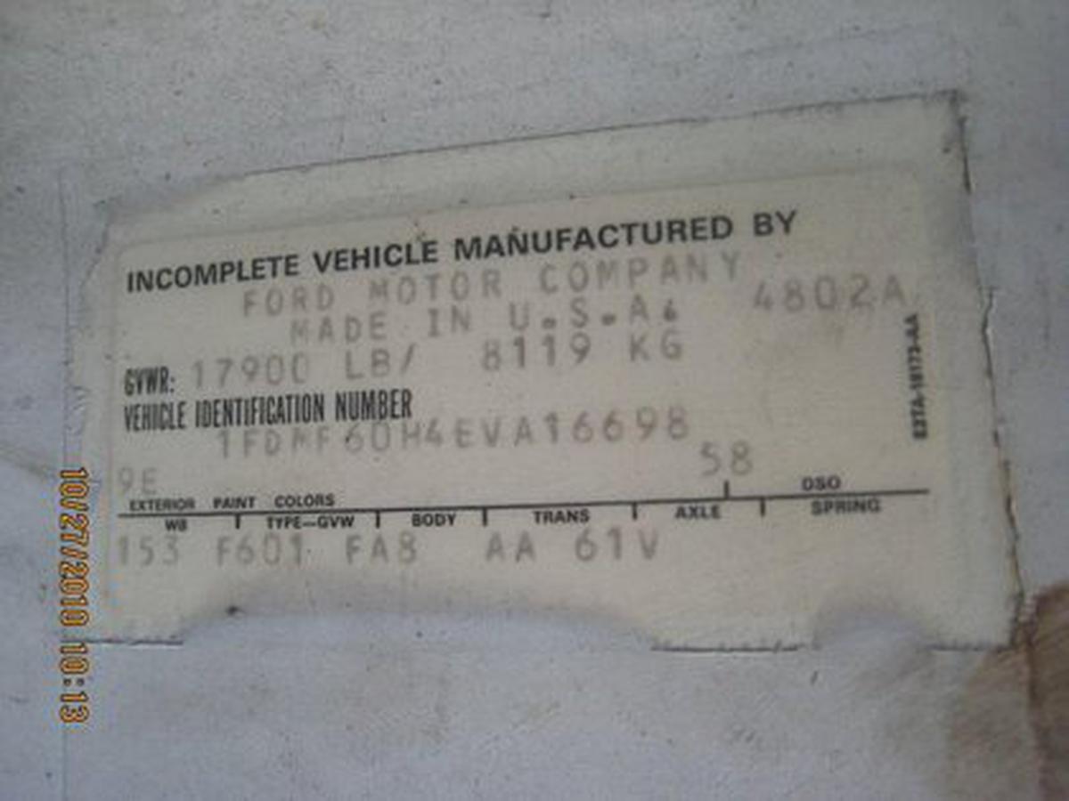 Lavatory Truck  Ford F-600