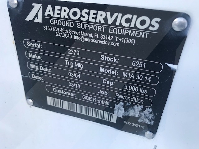 Baggage Tractor Tug M1A30-14